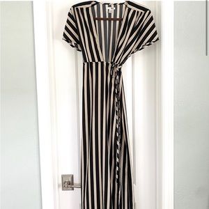 Amuse Society - Striped Maxi Dress - Small